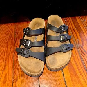 Three strap Birkenstock sandals size 37